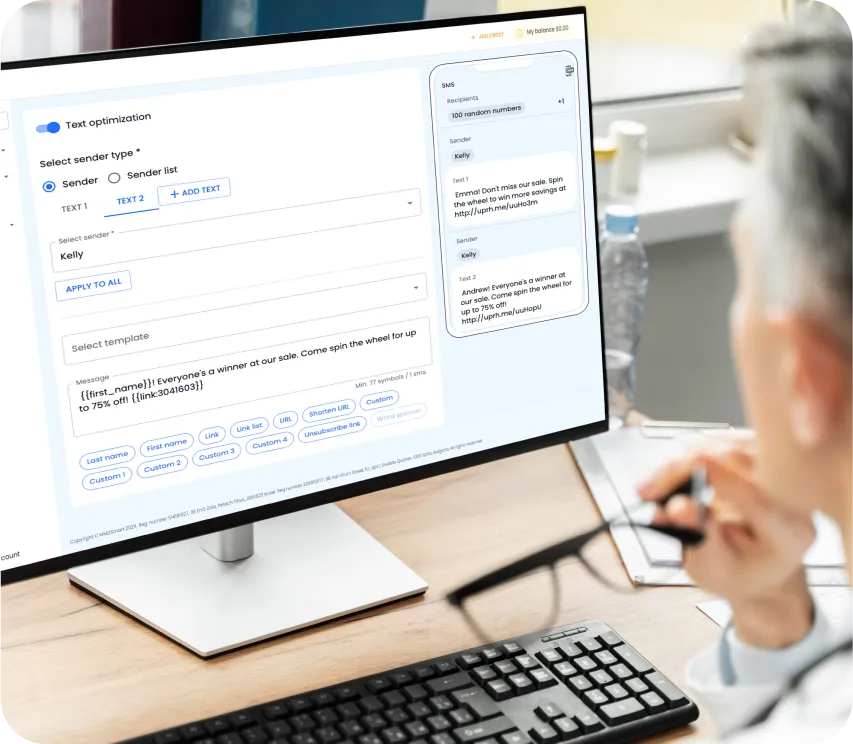 Optimize Messages with up to 5 Text Versions