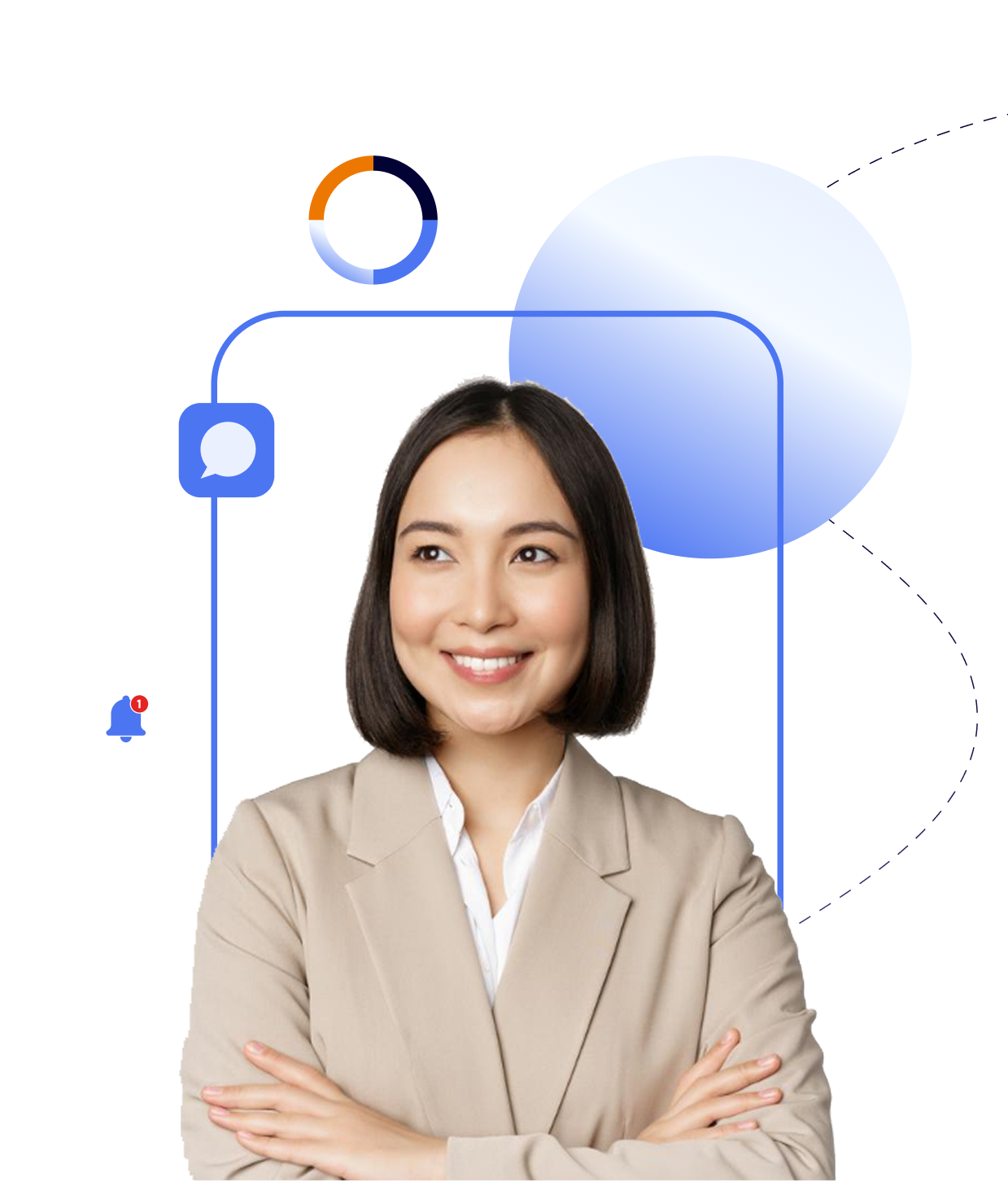 Company advantages visual