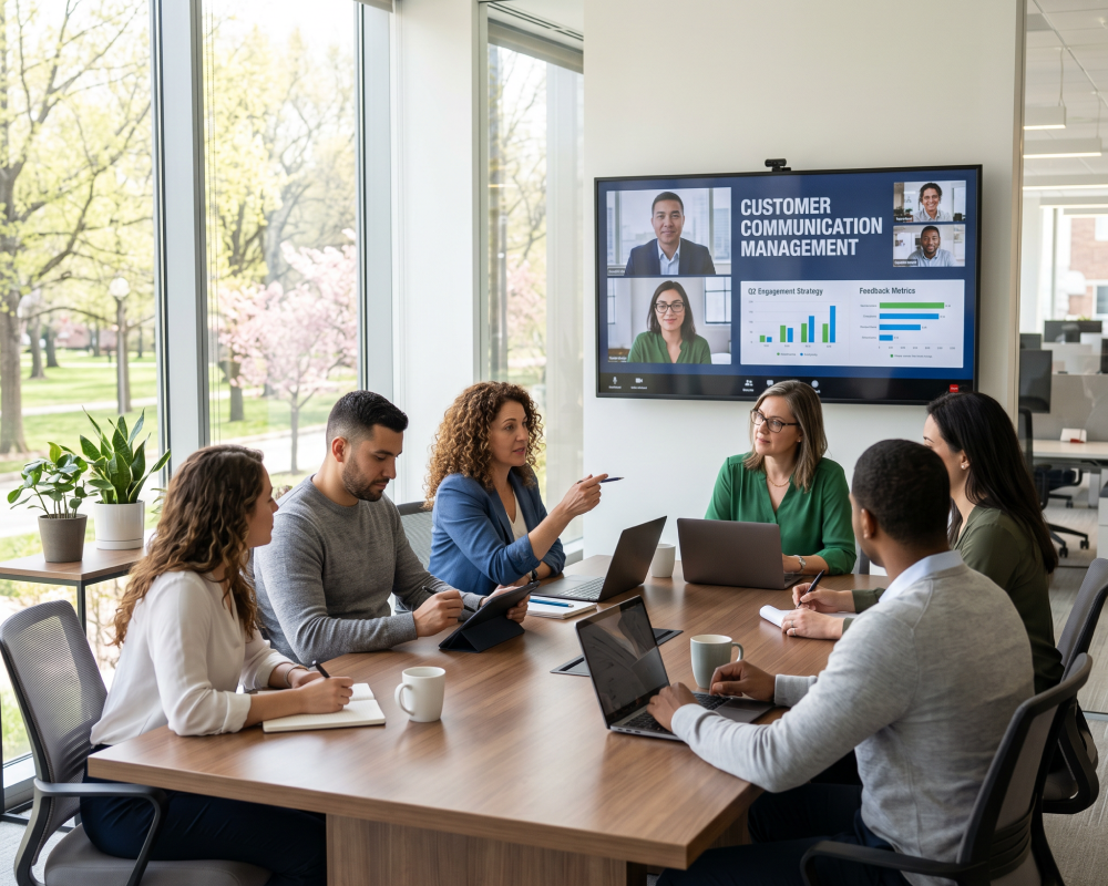 Customer Communication Management: 5 Components and 7 Tips for Success | Message Whiz blog image